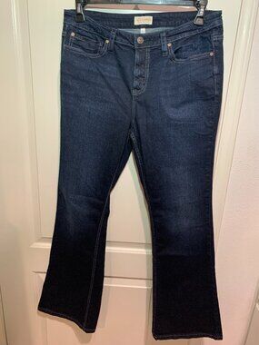 Shyanne Western Dark Wash Boot Cut Denim Jeans Sz W33 short L32